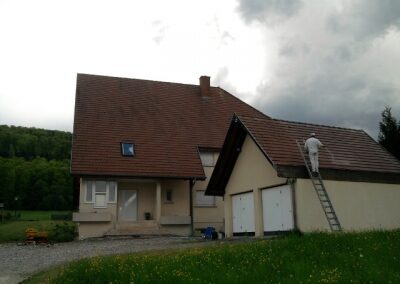 Traitement anti-mousse-hydrofuge sur Guingamp