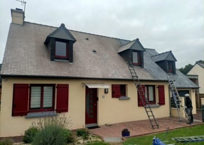 Rénovation de toiture sur Guingamp